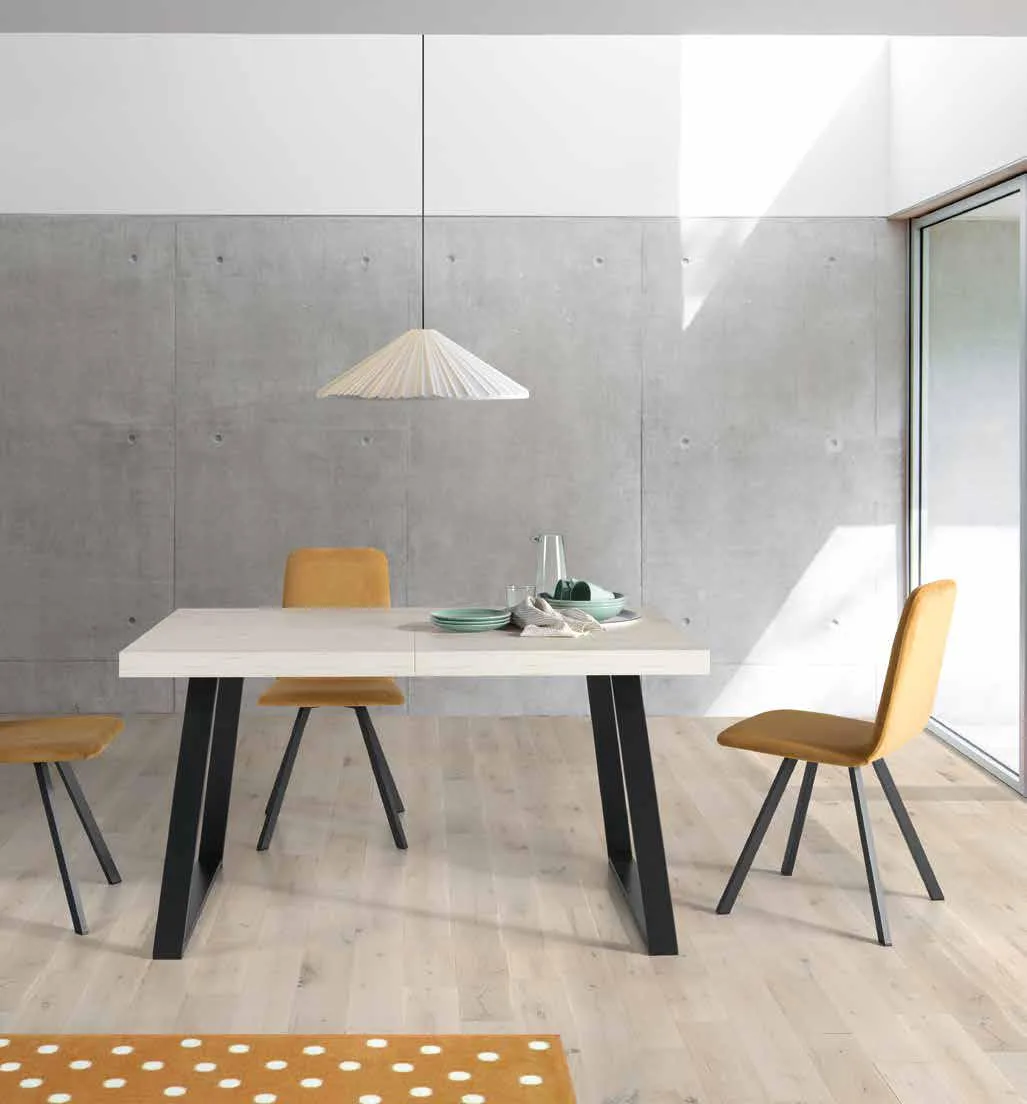Mesa comedor extensible metal
