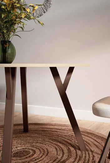Mesa de comedor fija metal - Imagen 3