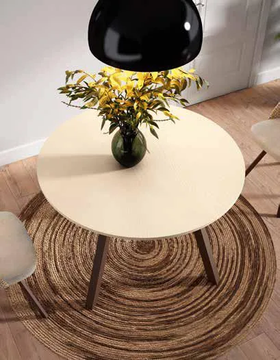 Mesa de comedor fija metal - Imagen 2