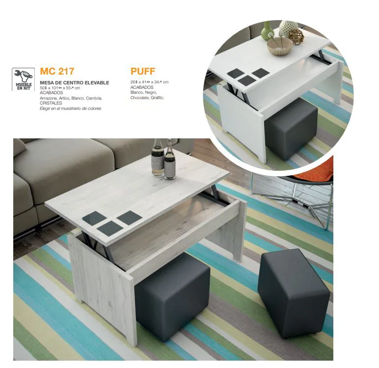 Mesa de Centro elevable 217