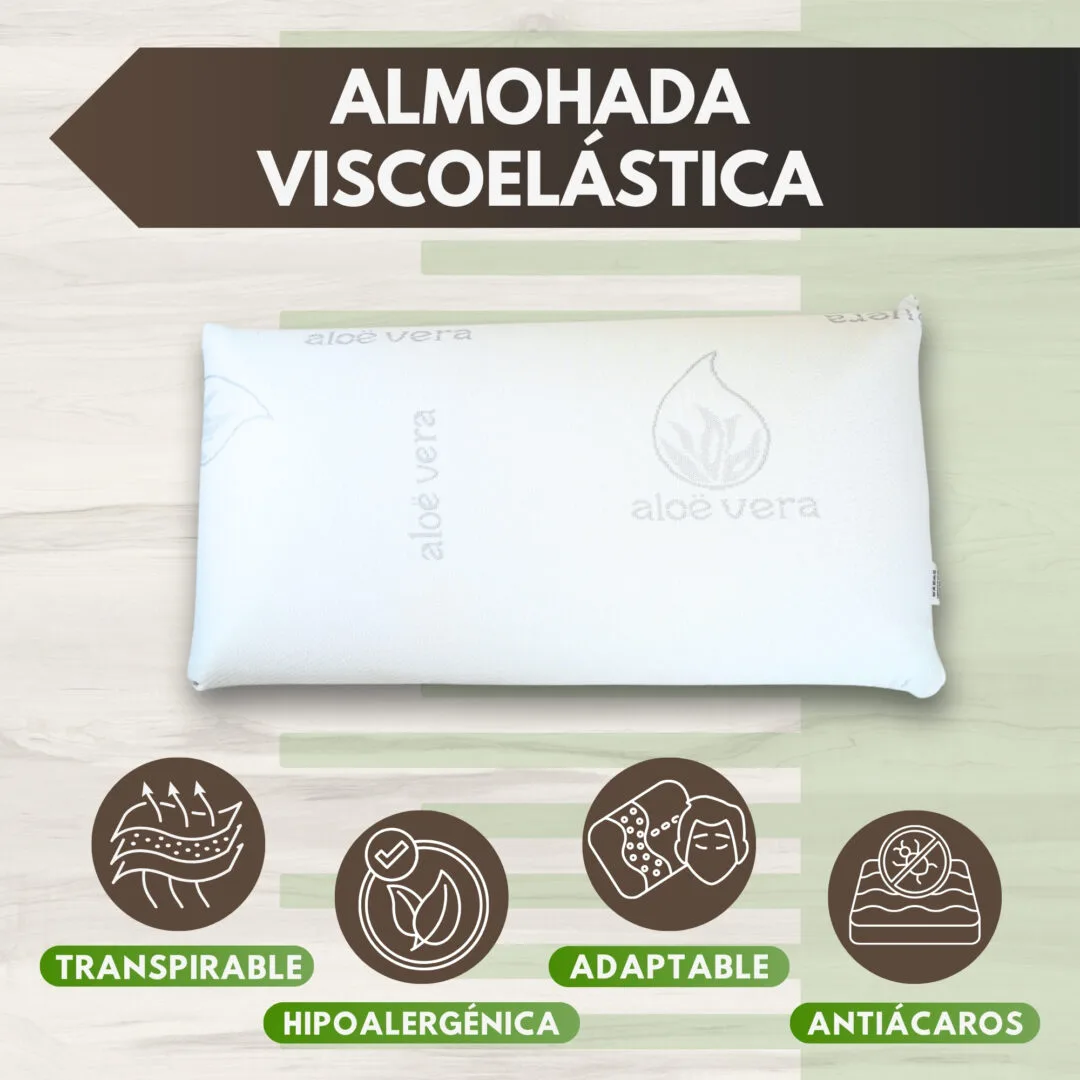 Almohada Viscoelástica + REGALO Funda de Almohada | Becolchón - Imagen 3